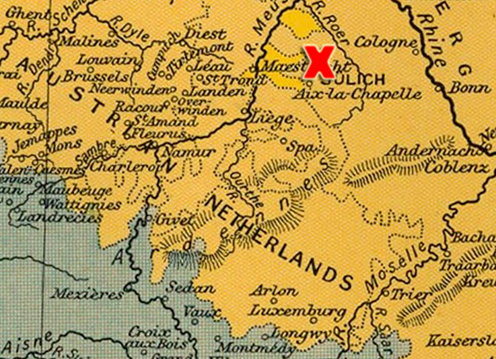 Map Location of Aldenhoven