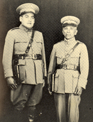 Fortino Ayaquica (right) around 1930
