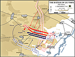 Map of the Battle of Leuthen - December 5, 1757 - The Press