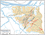 Map of the Battle of Shiloh - April 7, 1862