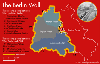berlin wall map