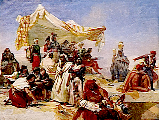 The Egyptian Expedition Under the Command of Bonaparte - Leon Cogniet