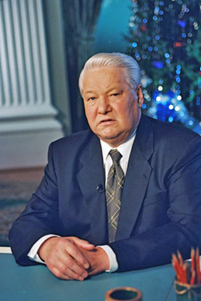 Boris Yeltsin Announcing His Retirement via TV December 31, 1999