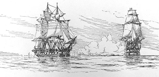 Action between USS Chesapeake and HMS Leopard, 22 June 1807