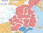 Map of China 1900-1949