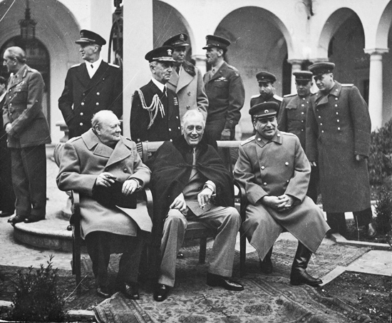 YALTA CONFERENCE 1945: CHURCHILL, ROOSEVELT, AND STALIN