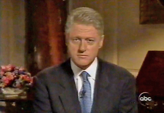 TIME TO MOVE ON - BILL CLINTON 1998