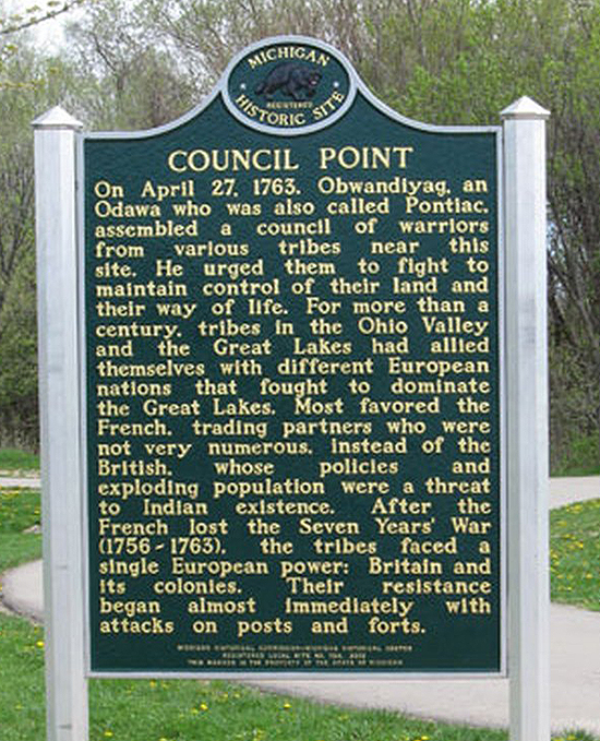 Council Point Marker - April 27, 1763