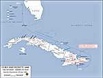 Map of Cuba - June 20, 1898