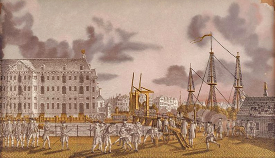 Battle of the Kattenburgerbrug, Amsterdam  May 30, 1787