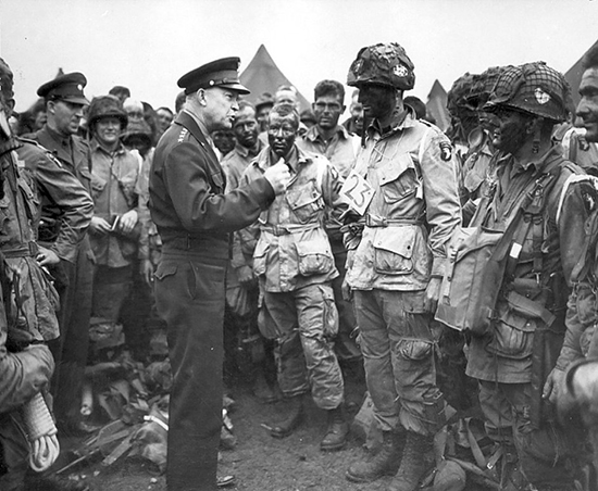 World War II: Dwight D. Eisenhower Making a Point