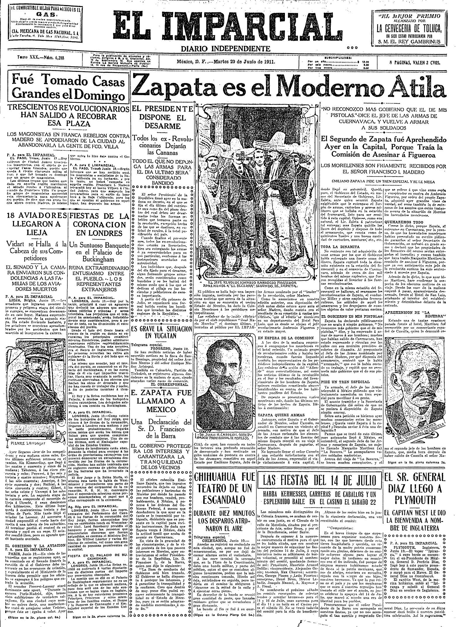 El Imparcial - June 20, 1911