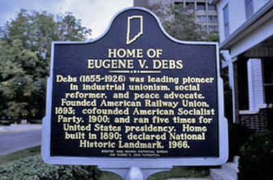 Eugene V. Debs Marker, Terre Haute, Indiana