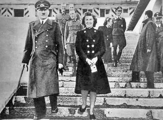 ADOLF HITLER AND EVA BRAUN AT BERGHOF - 1944/1945