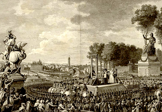 Execution of Queen Marie-Antoinette, Paris, 1793