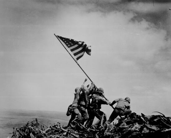 February 23, 1945 - Flag Raising on Iwo Jima