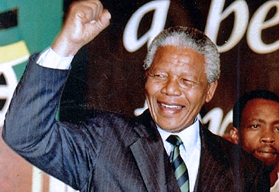 WINNING ELECTIONS WHILE IN HIS SEVENTIES - NELSON MANDELA 1994