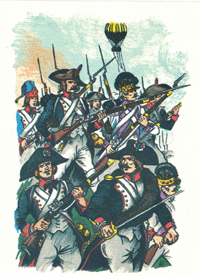 French Soldiers at the Battle of Fleurus