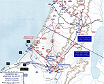 Map of the Third Battle of Gaza - Oct 31-Nov 7, 1917