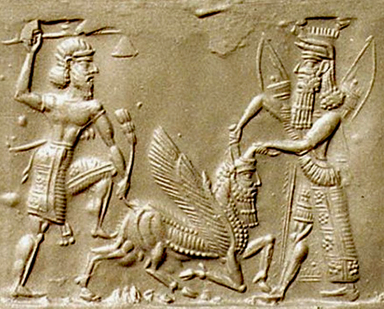 Gilgamesh Cylinder Seal Impression