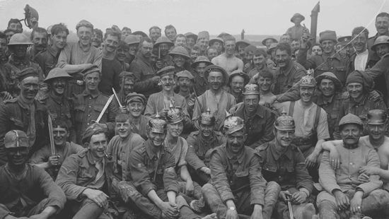 Happy World War I Soldiers