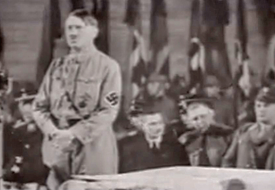 HITLER NOW SPEAKS AS CHANCELLOR - BERLIN, FEBRUARY 1933