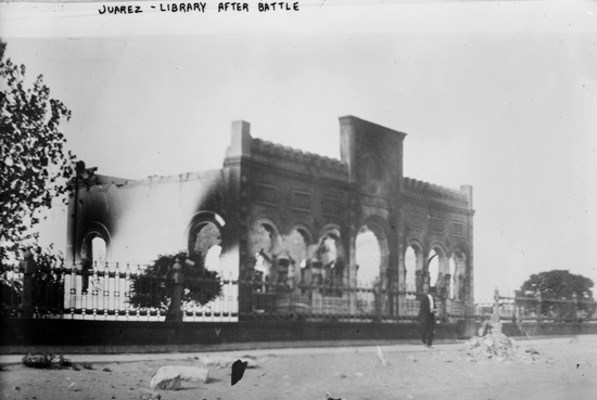 Juarez - Library after battle