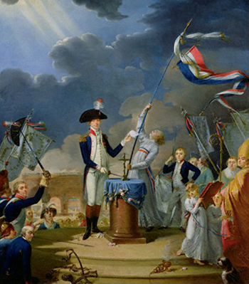 Lafayette's Oath at the Festival of the Federation, July 14, 1790 - Le Serment de La Fayette