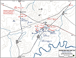 Map of the Battles of Ligny and Quatre-Bras - June 16, 1815