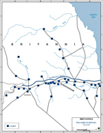 Limes in Britain AD 122 - MAP