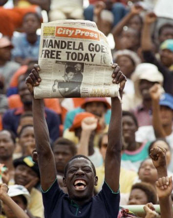 MANDELA GOES FREE TODAY
