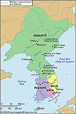 Map of Ancient Korea