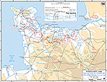 Normandy Invasion: June 13-30, 1944. Capture of Cherbourg.