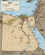 Map of Egypt 1997