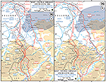 Map of World War II: The Rhineland Campaign February 8 - March 10, 1945