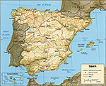 Map of Spain 1982