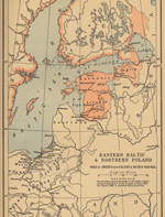 Map of the Baltic 1560 - 1661