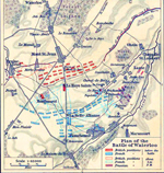 Plan of the Battle of Waterloo, June 18, 1815.