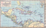 The West Indies and Central America, 1492-1525. Inset: Watling's Island.