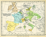 Western Europe - Showing the principal changes effected by the Treaties of Utrecht and Rastadt, 1713.
