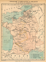 English Campaigns in France in the Reign of Edward III, 1327 - 1377.