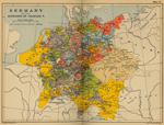 Map of Germany in 1519