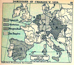 Dominions of Charles V, 1519