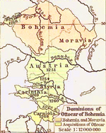 Dominions of Ottocar of Bohemia in 1378