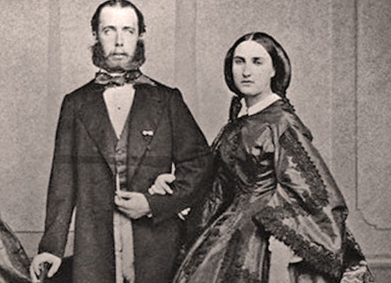 Emperor Maximilian of Mexico with his wife Charlotte (Carlota) 