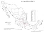 Mexico - States and Capitals 1975