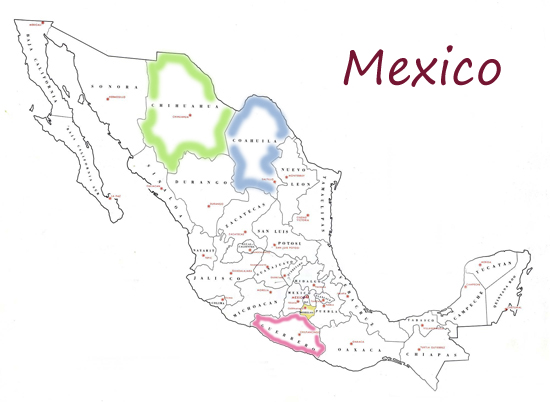 Mexican States and Capitals