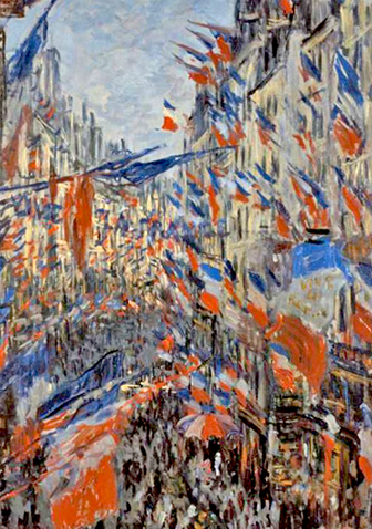 Monet's Rue Saint-Denis