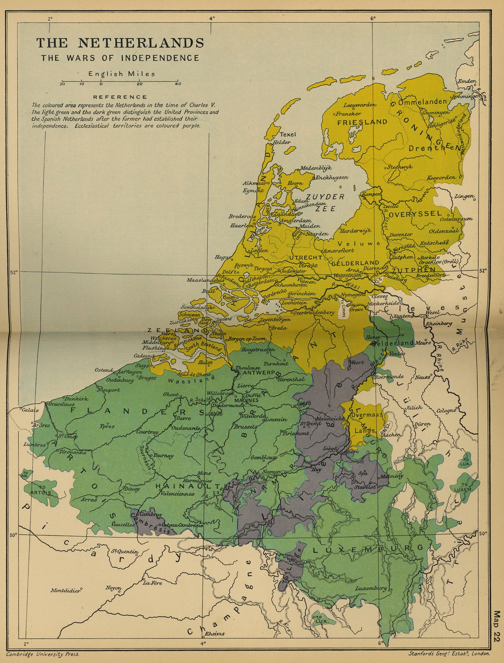 1799 map of holland