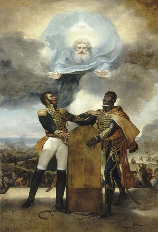 Oath of the Ancestors, Serment des Ancêtres, Painting by Guillaume Guillon Lethière 1822